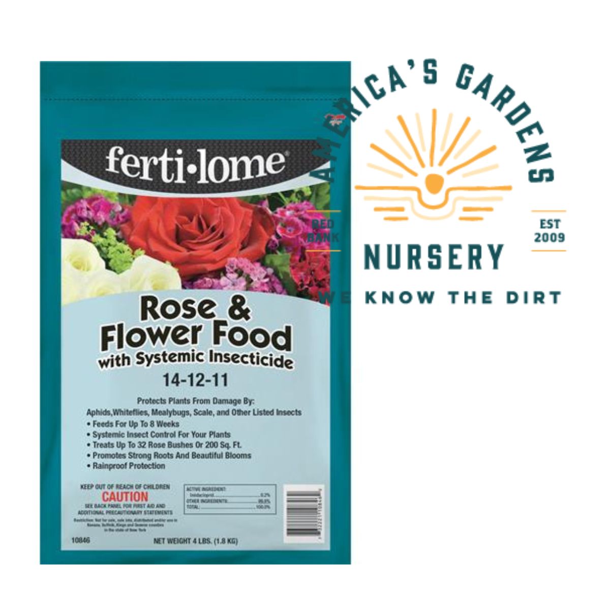 Fertilome Rose Flower & Systemic, 14-12-11