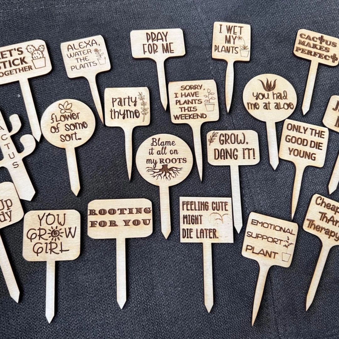 Punny Plant Stakes