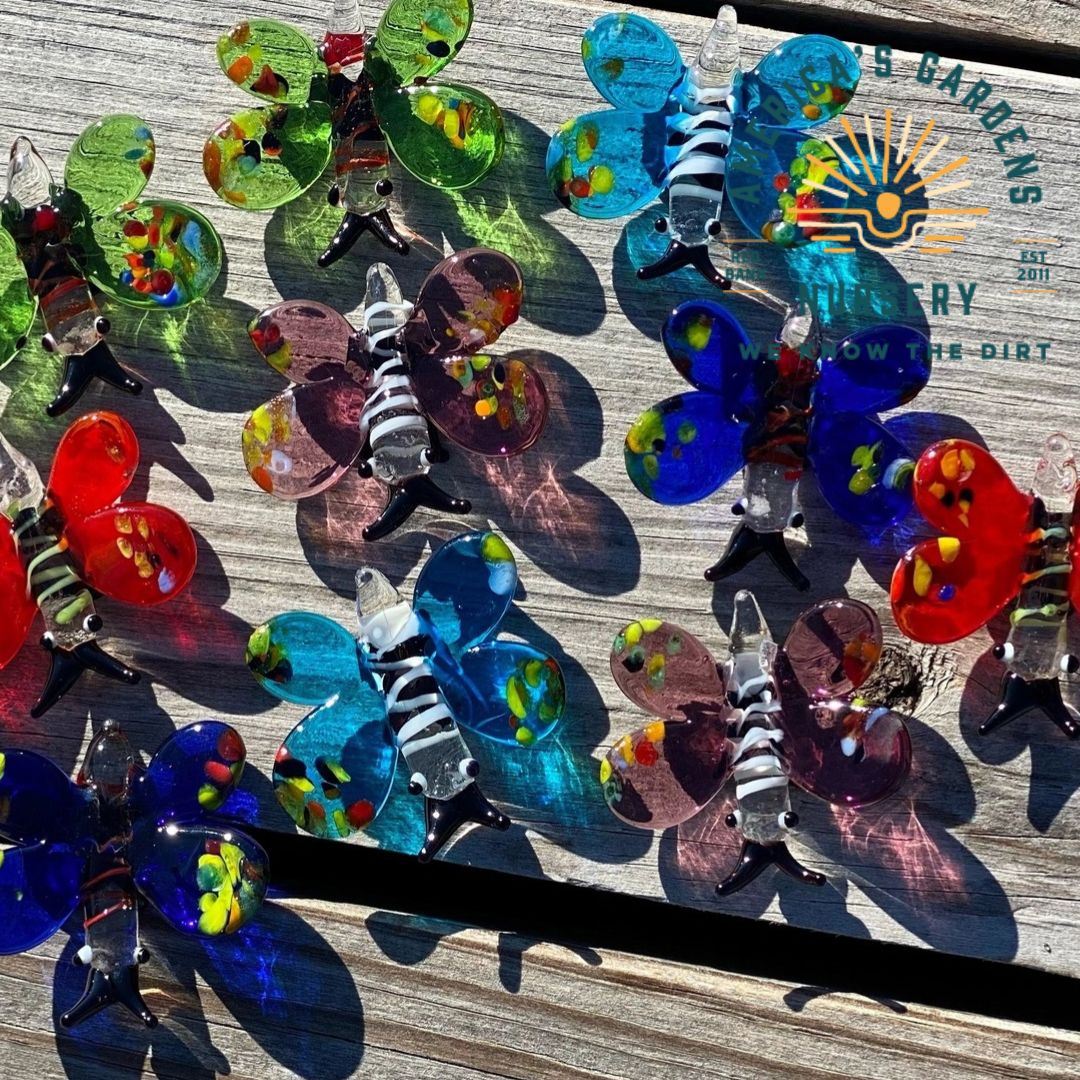 Miniature Glass Butterfly