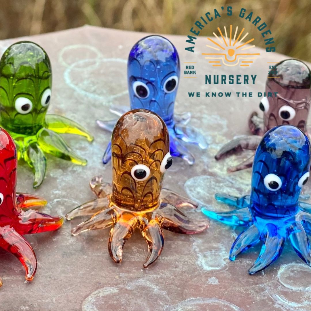 Miniature Glass Octopus