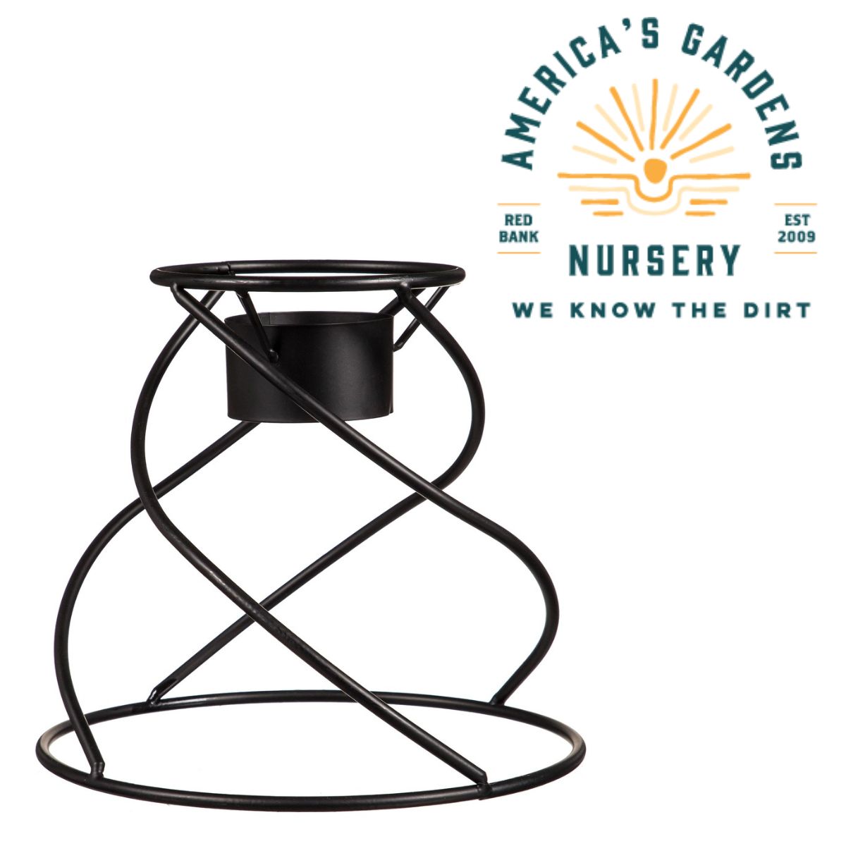 Metal Gazing Ball Stand