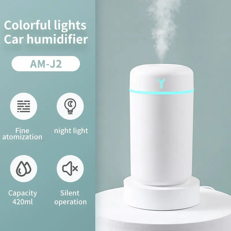 Mini Humidifier With Led Light Humidifier