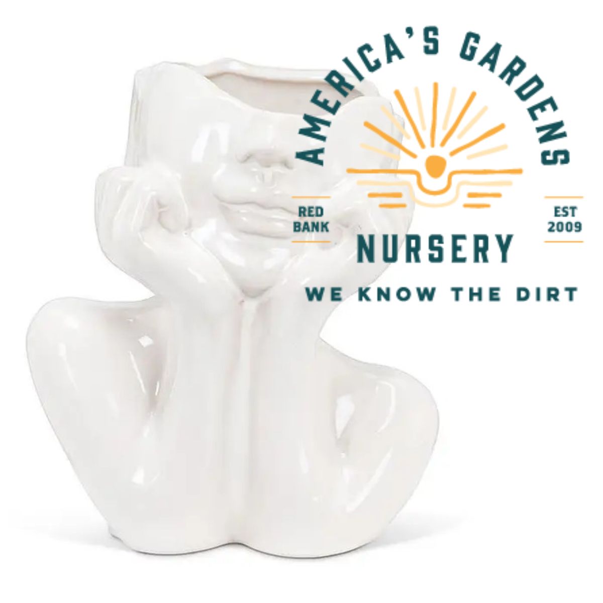 Head In Hands Planter