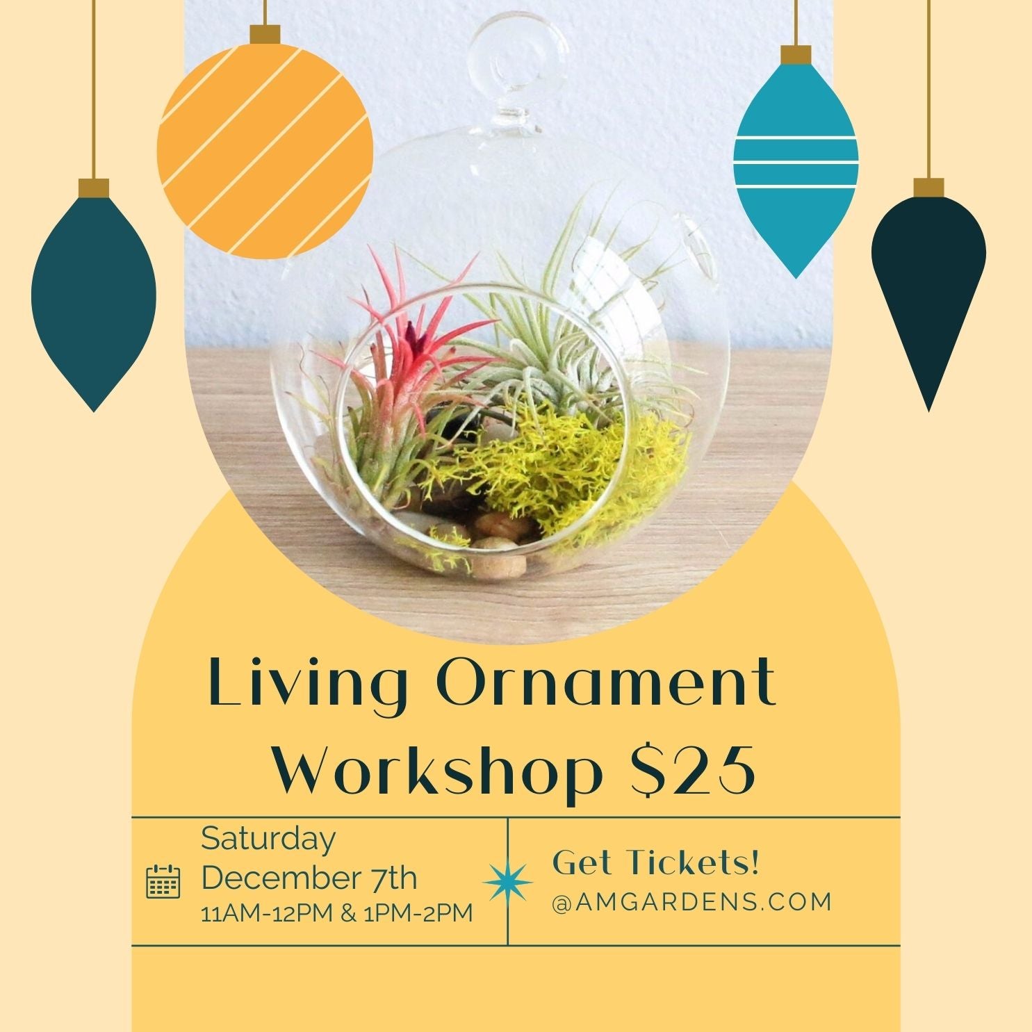 Living Ornament Workshop