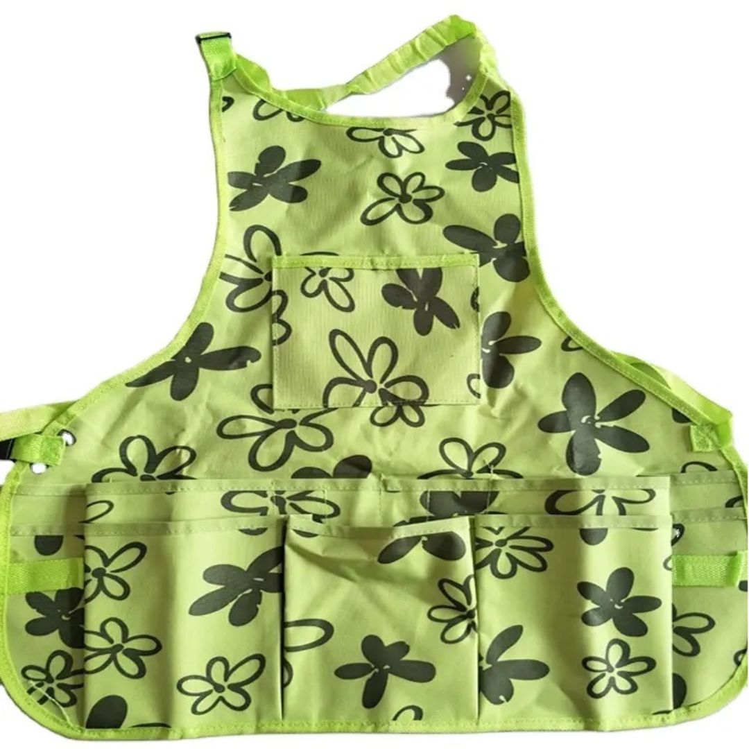 Rugged Garden Oxford Apron, Flowers