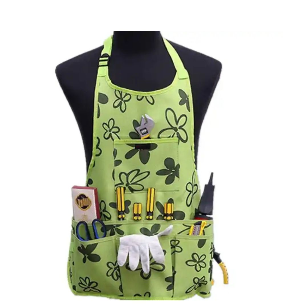 Rugged Garden Oxford Apron, Flowers