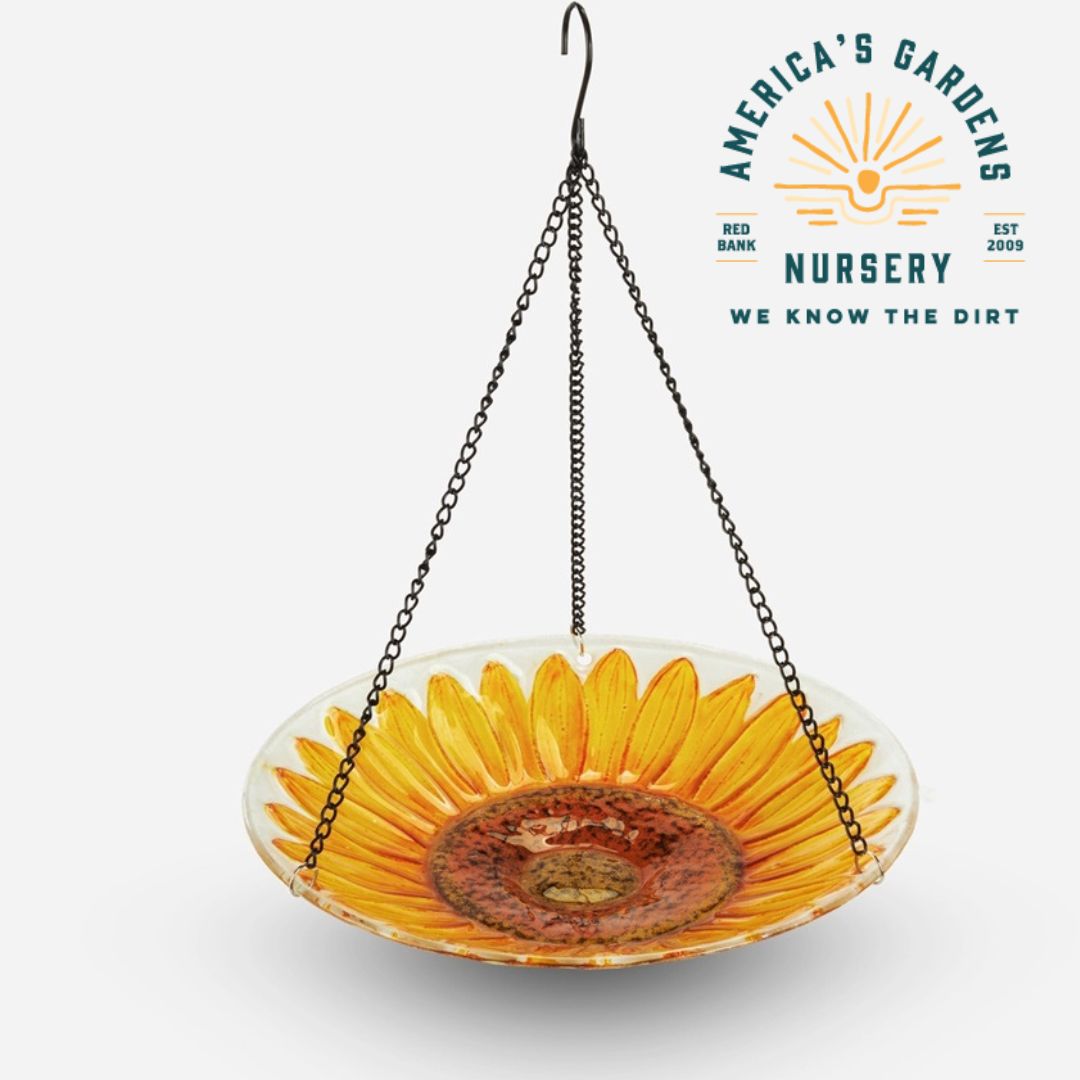 Hanging Sunflower Birdbaths