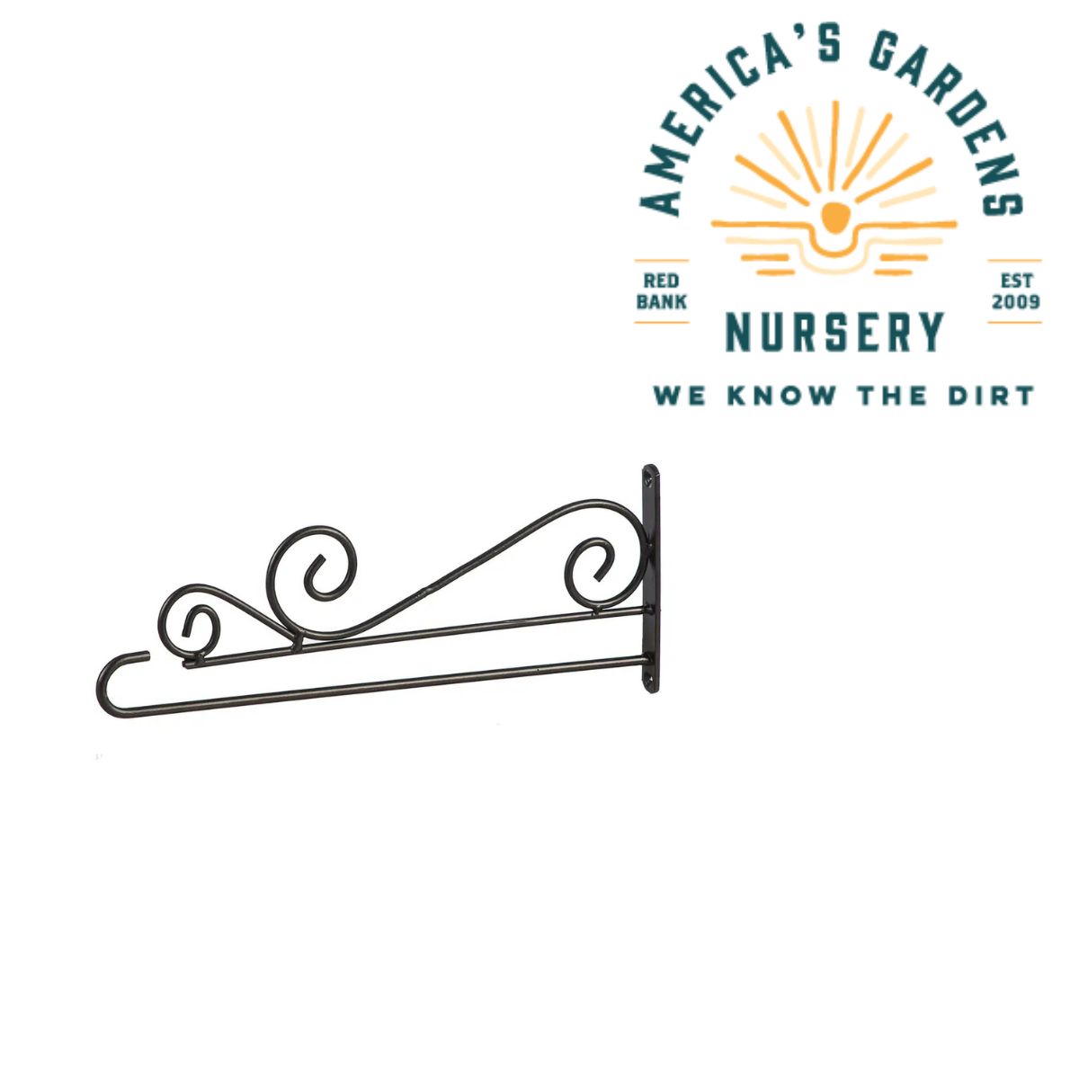 Swirl Wall Mount Garden Flag Hanger