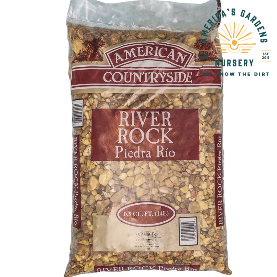 American Countryside Bagged River Rock - America's Gardens Nursery