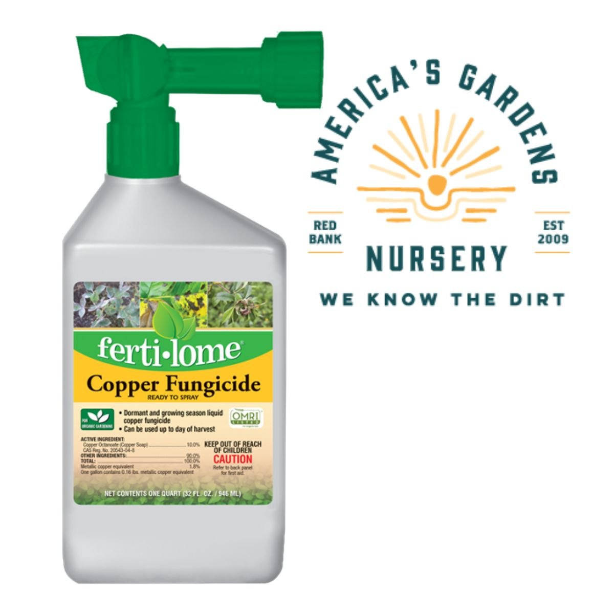 Fertilome Copper Soap Fungicide - America's Gardens Nursery