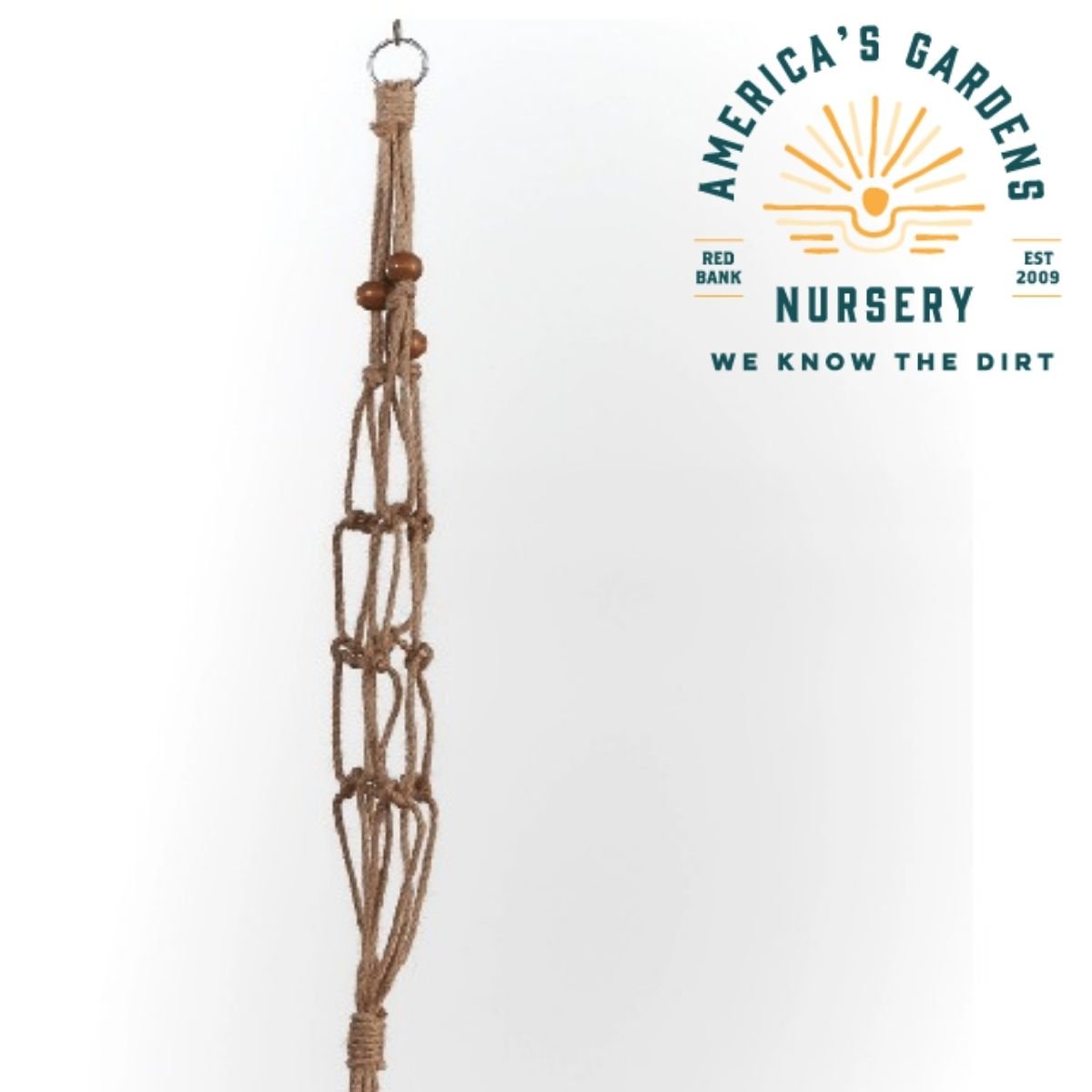 Jute Macrame Hanger - America's Gardens Nursery