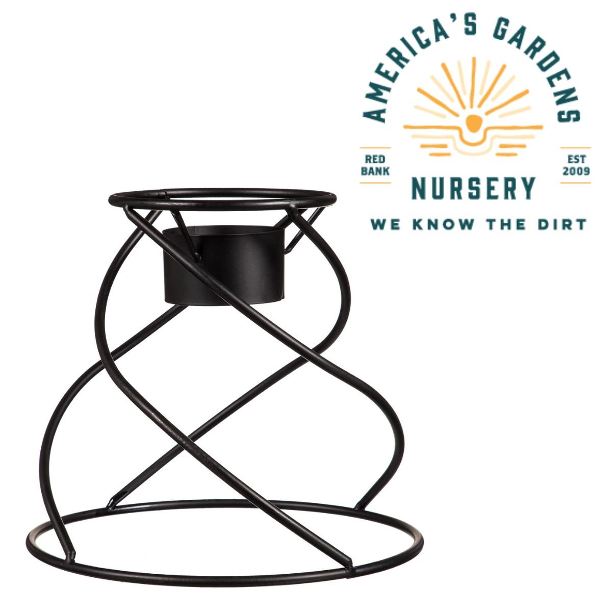 Metal Gazing Ball Stand - America's Gardens Nursery