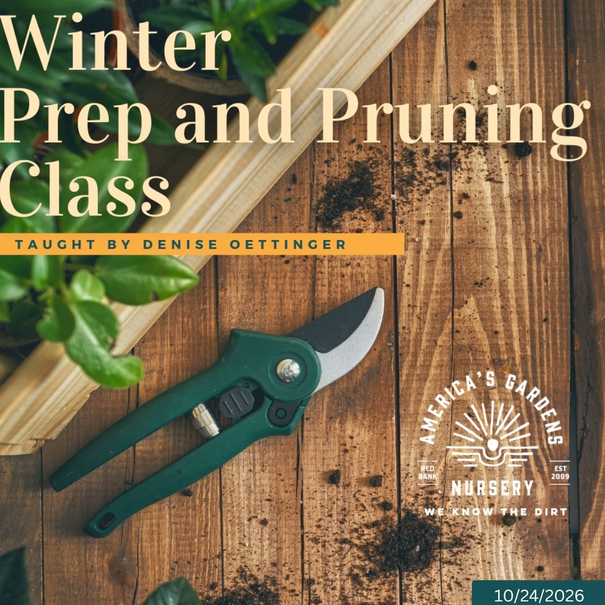 Winter Yard Prep & Pruning Workshop - America's Gardens Nursery