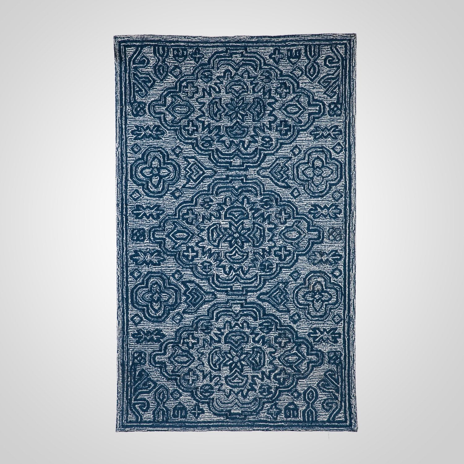Indoor/ Outdoor Rug, Navy Blue