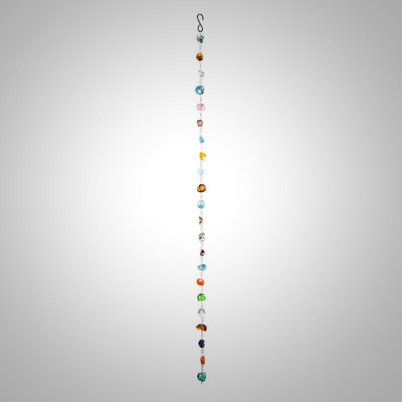 Multicolor Glass Rain Chain