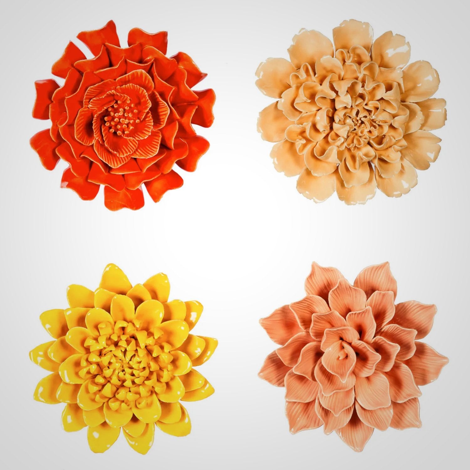 Agatha Ceramic Flower Wall Décor