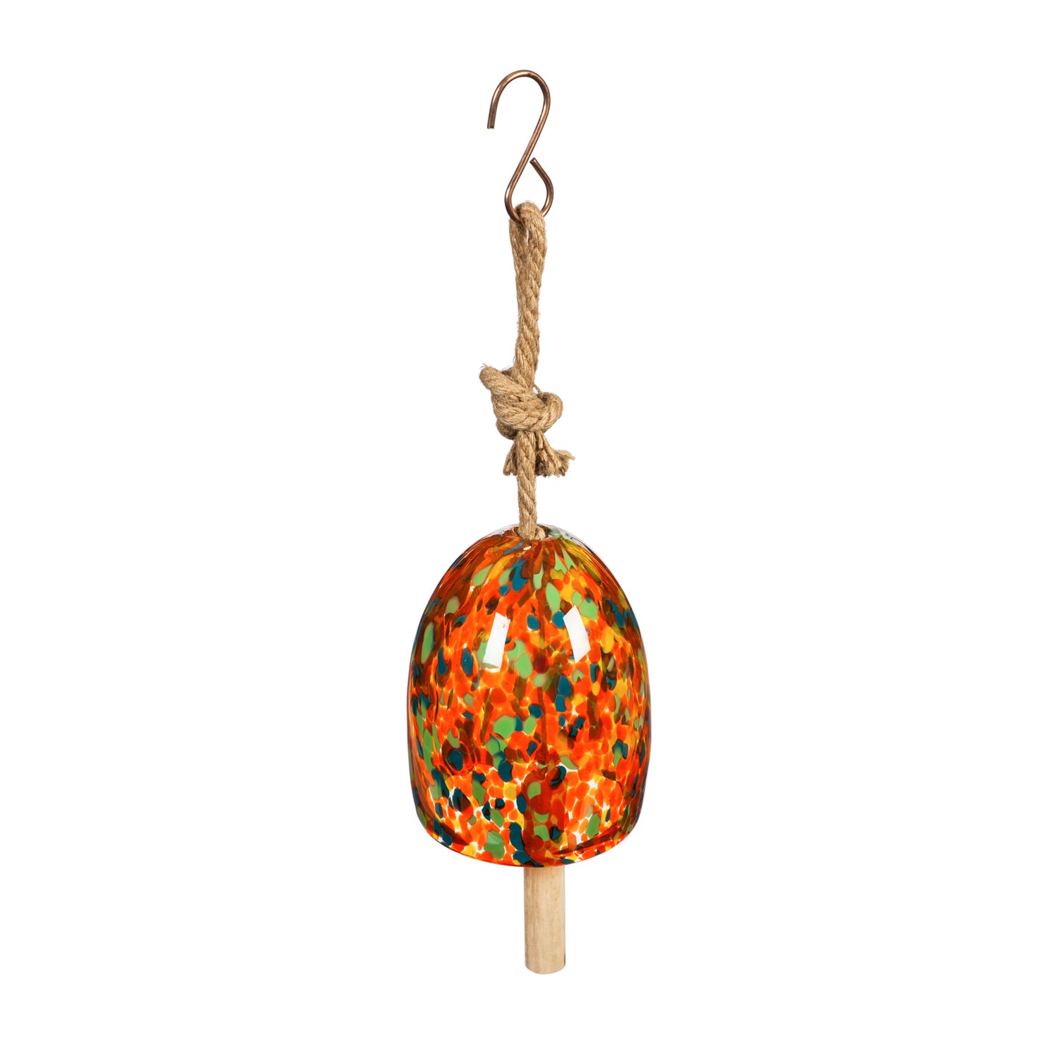 Glass Speckled Art Chime
