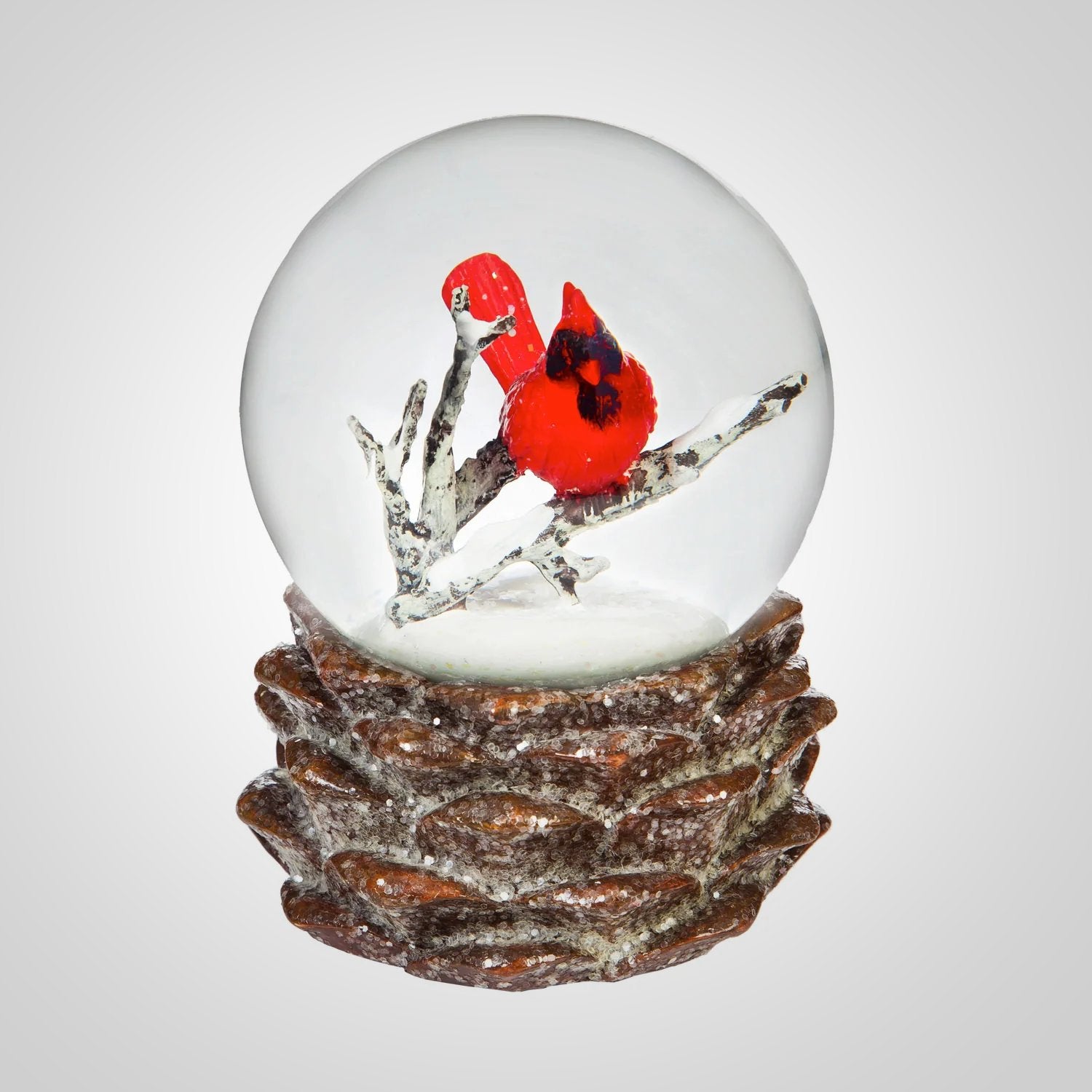 Christmas Cardinal Water Globe
