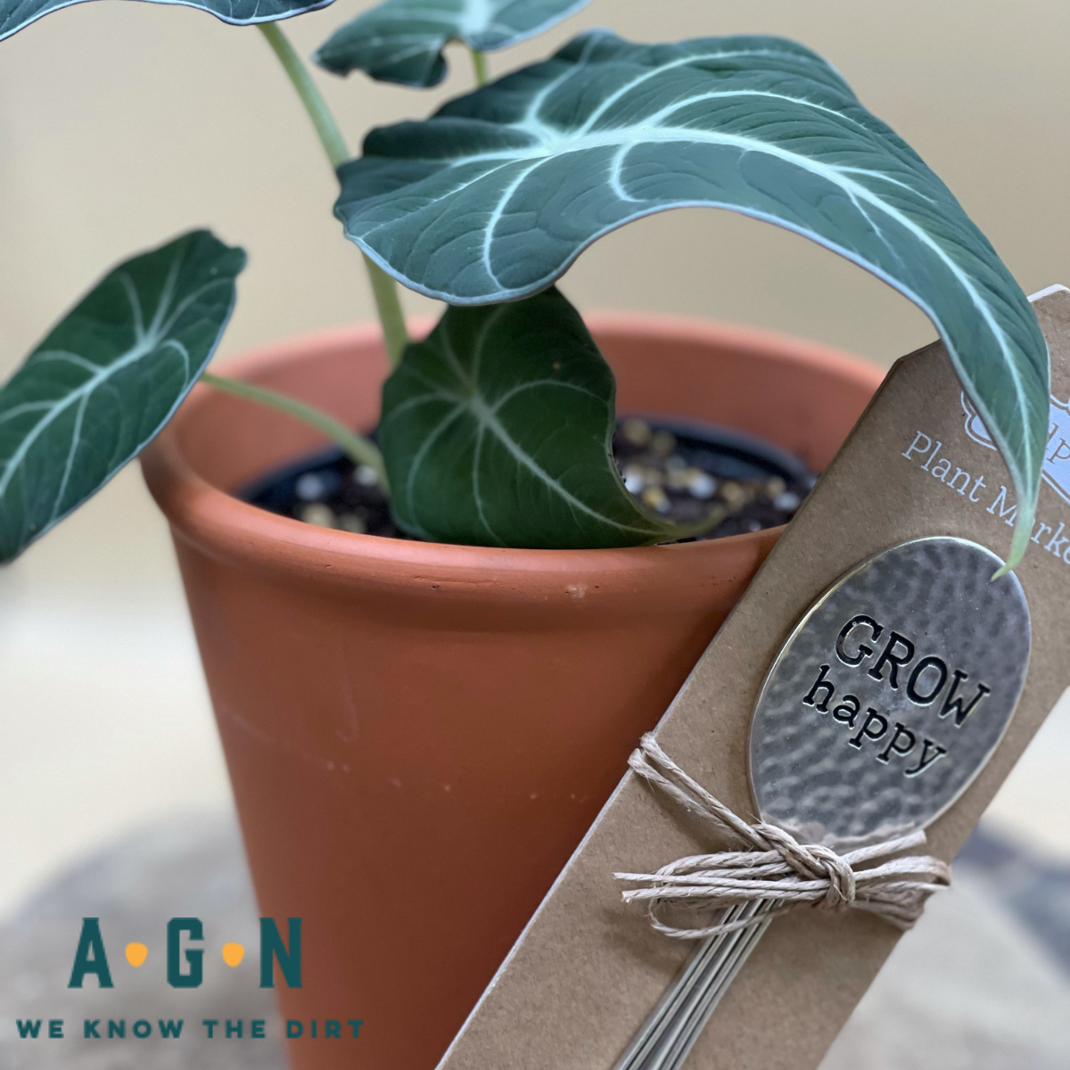 Garden Marker, Hammered Spoon