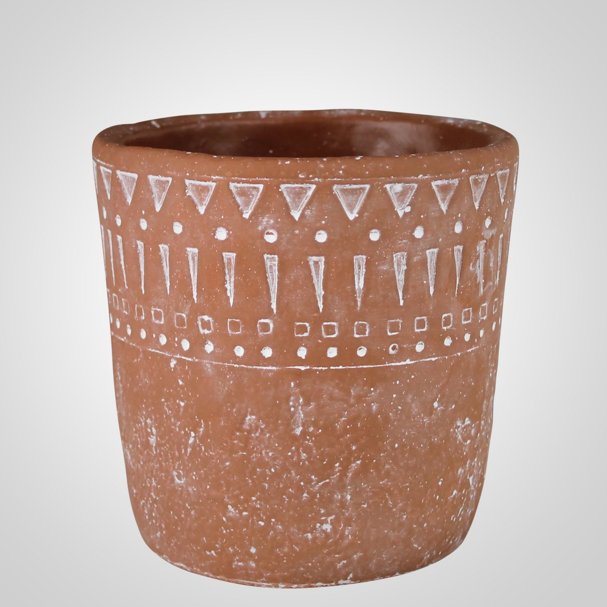 Lima Cement Terra Cotta Cachepot