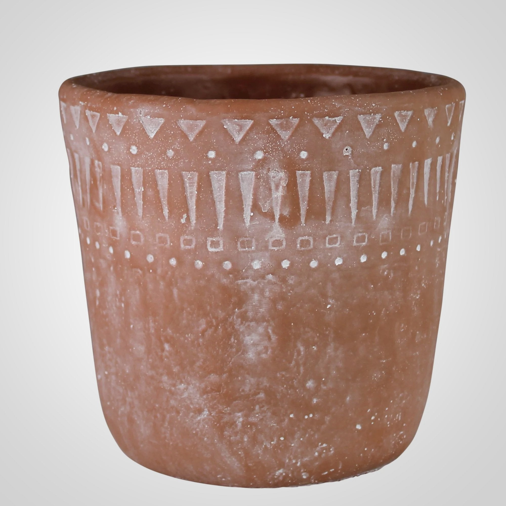 Lima Cement Terra Cotta Cachepot