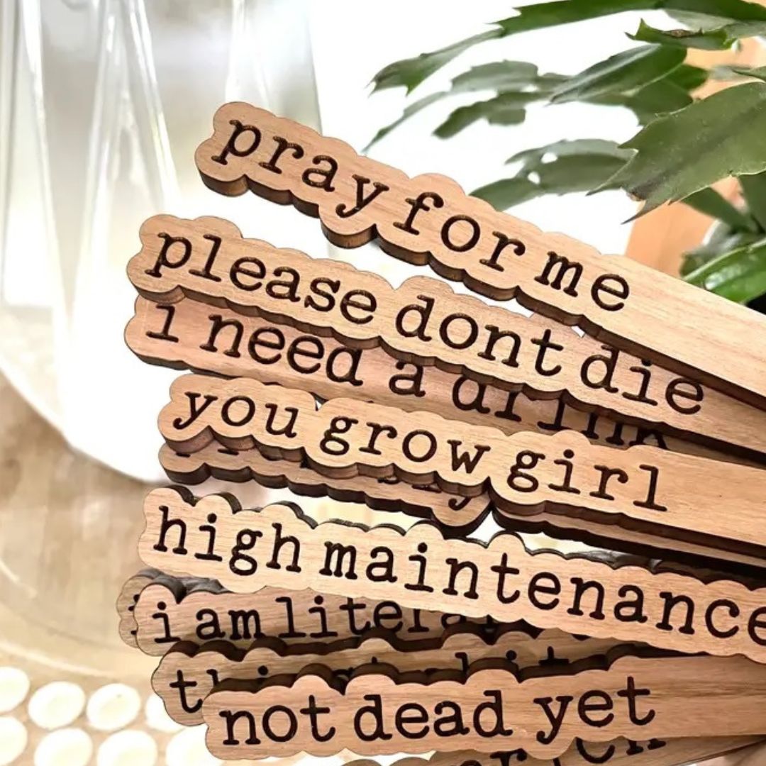 Punny Plant Stakes