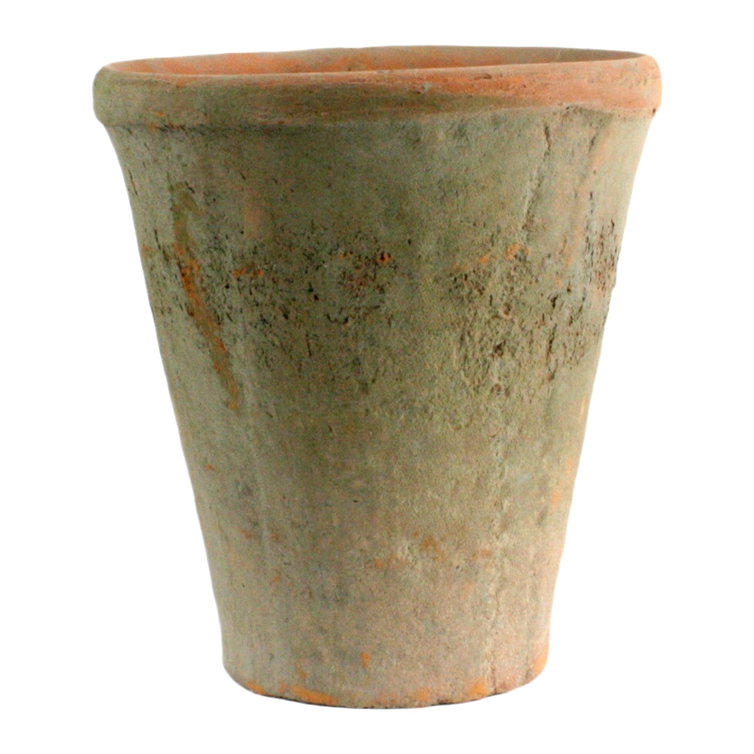 Rustic Red Antique Terra Cotta Rose Pot