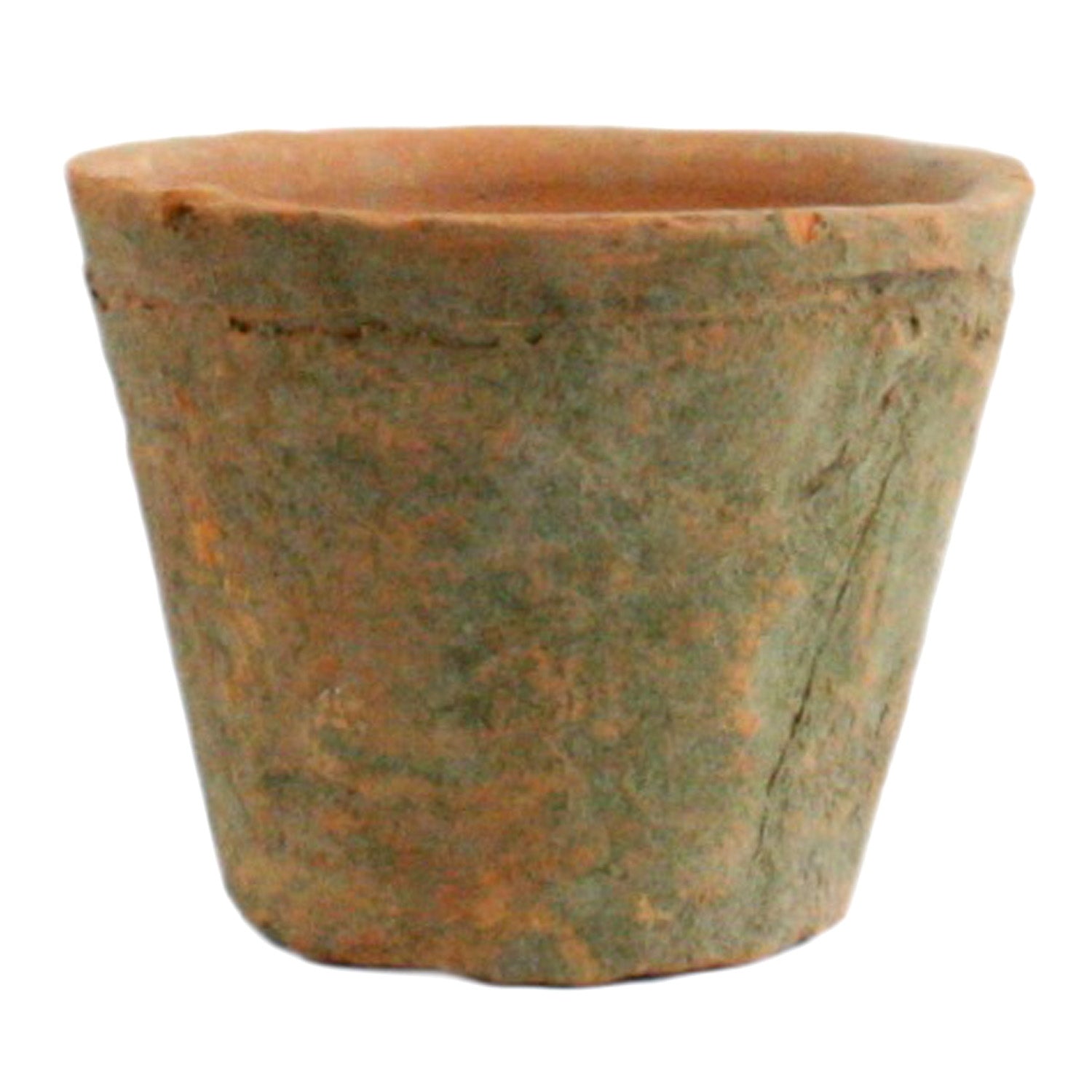 Rustic Red Antique Terra Cotta Rose Pot