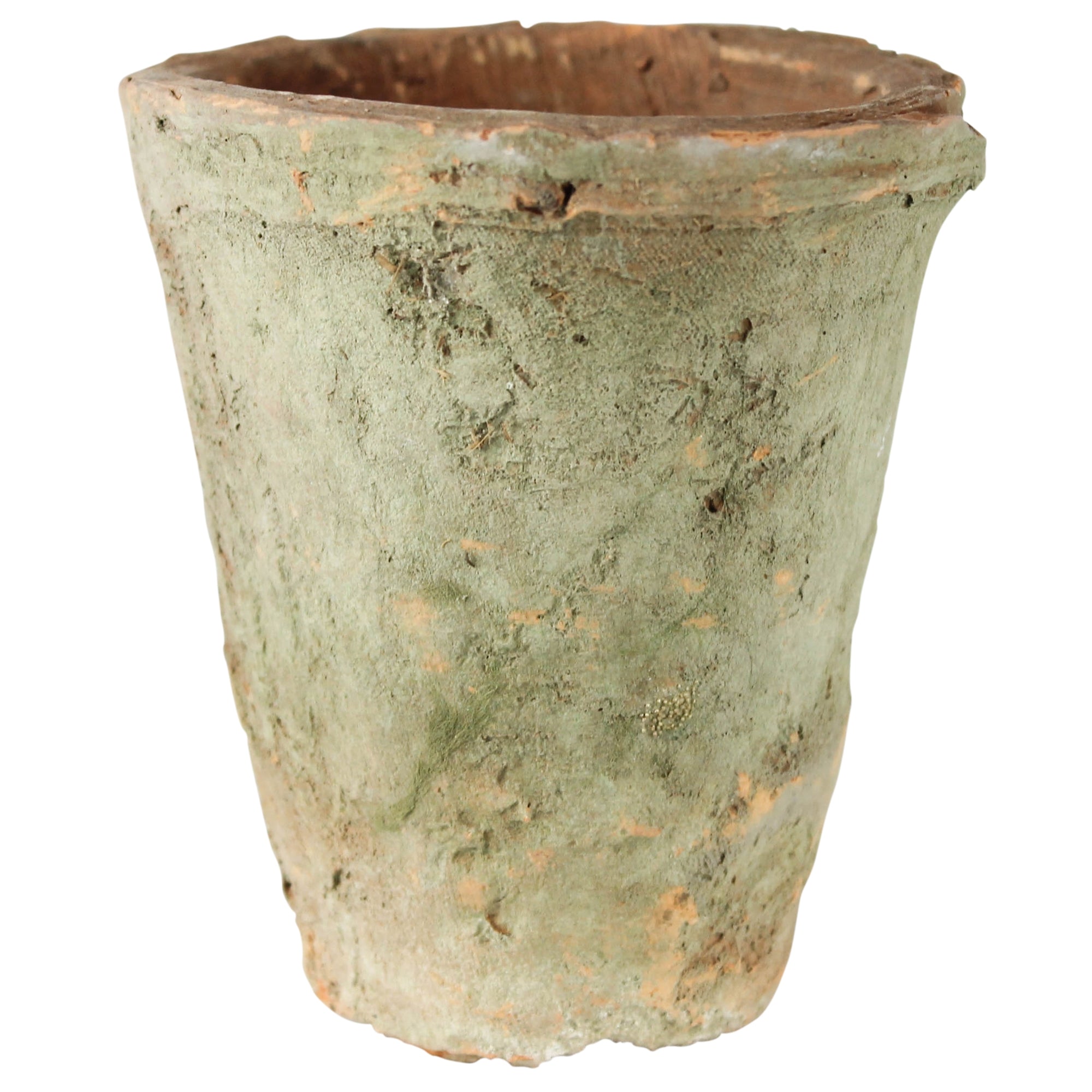 Rustic Red Antique Terra Cotta Rose Pot