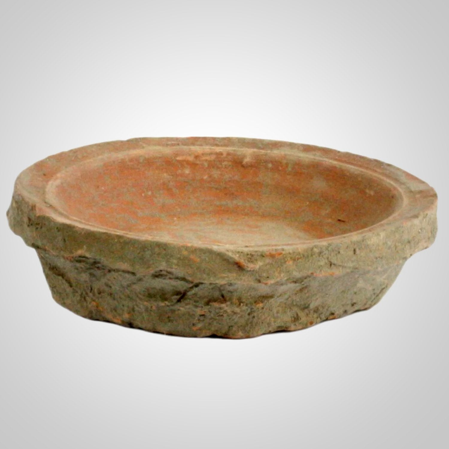 Rustic Red Antique Terra Cotta Saucer