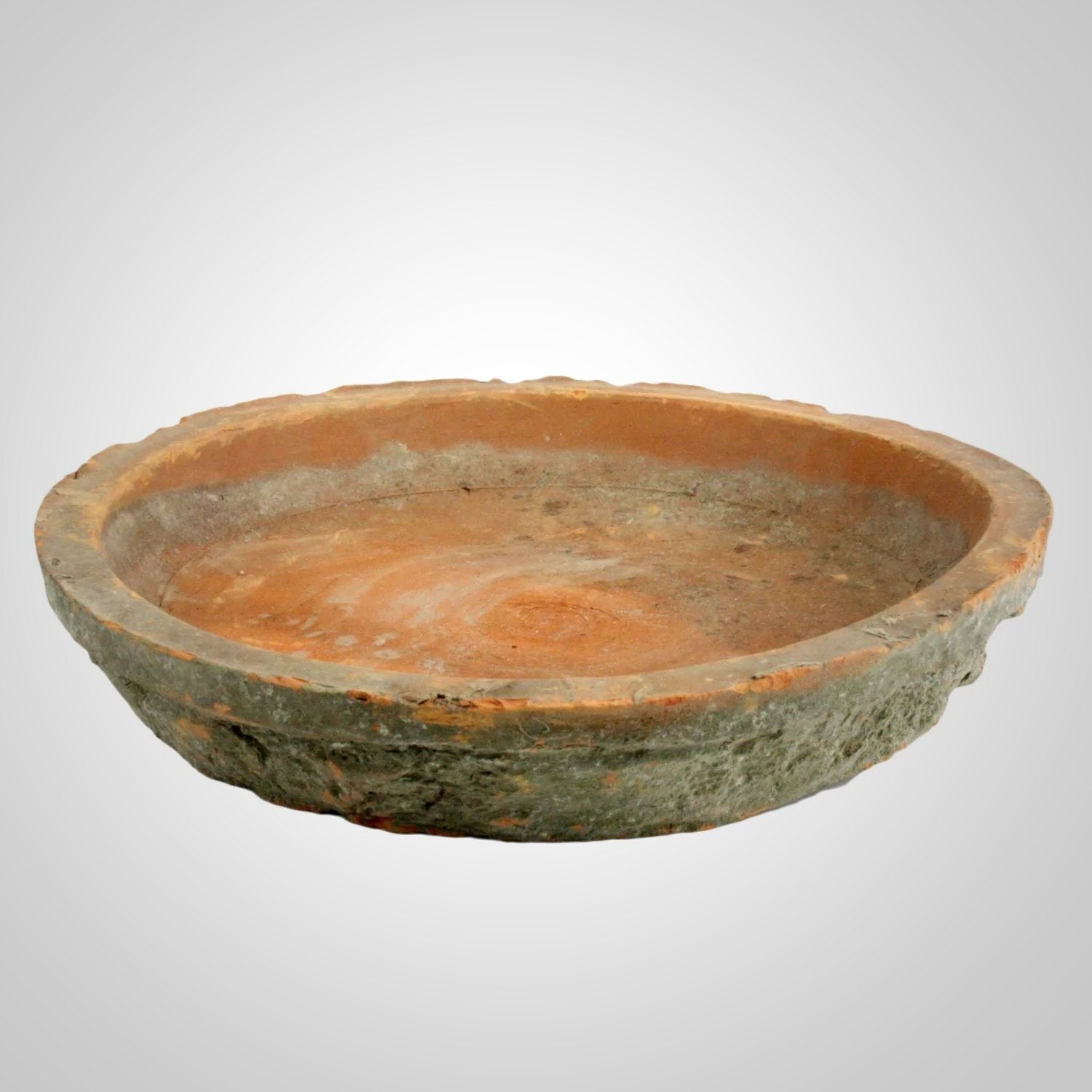 Rustic Red Antique Terra Cotta Saucer