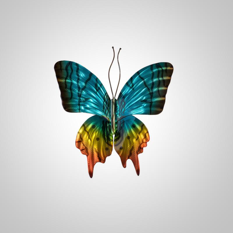 Sunset Moth Stainless Steel Wall Art