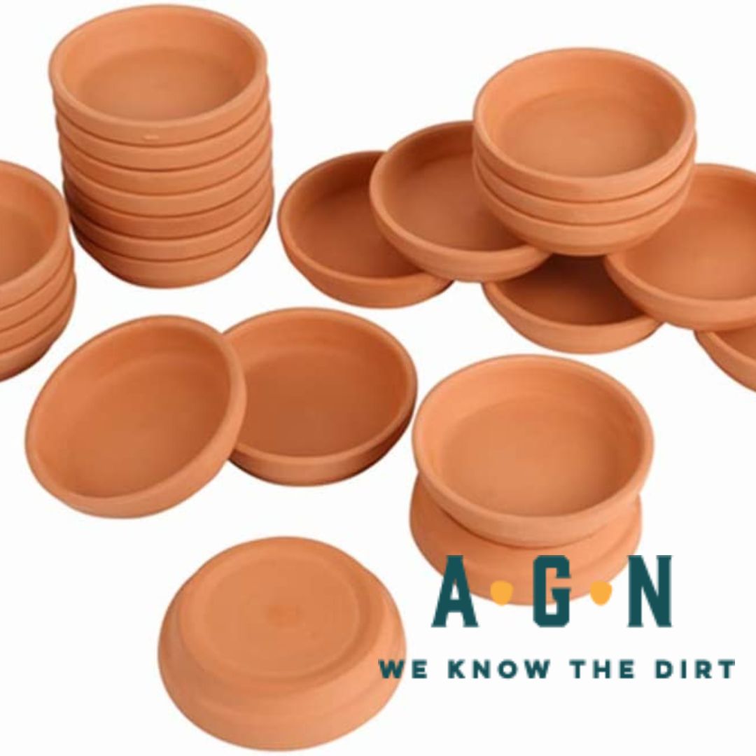 Terra Cotta Red Clay Saucer