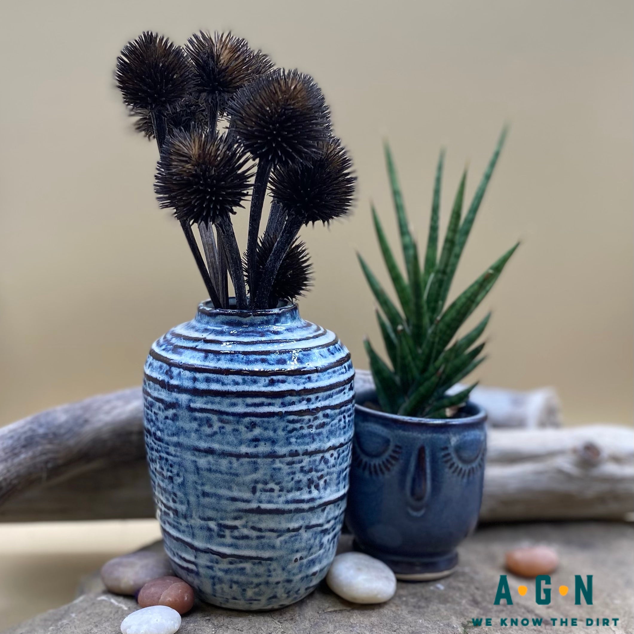 Toku Indigo Vase