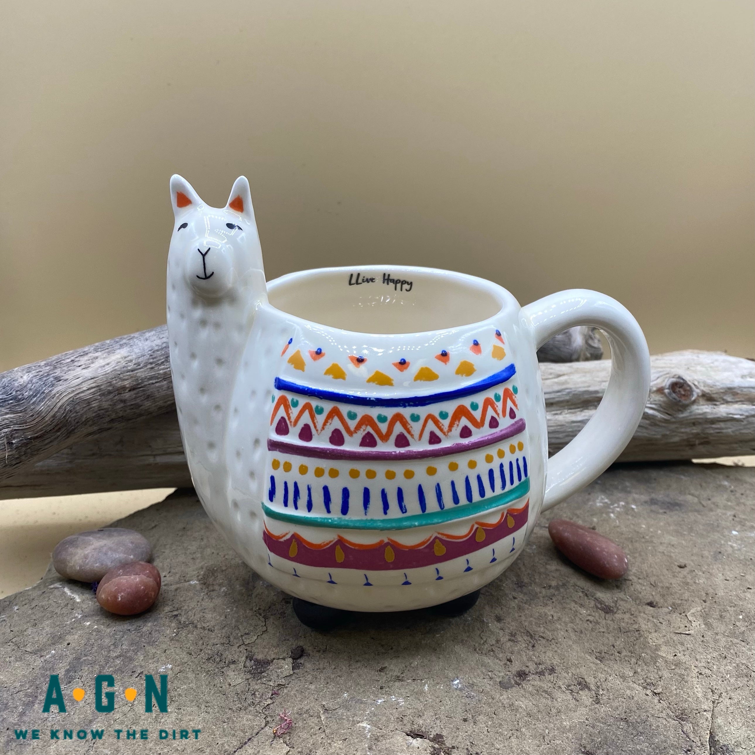 Folk art mug