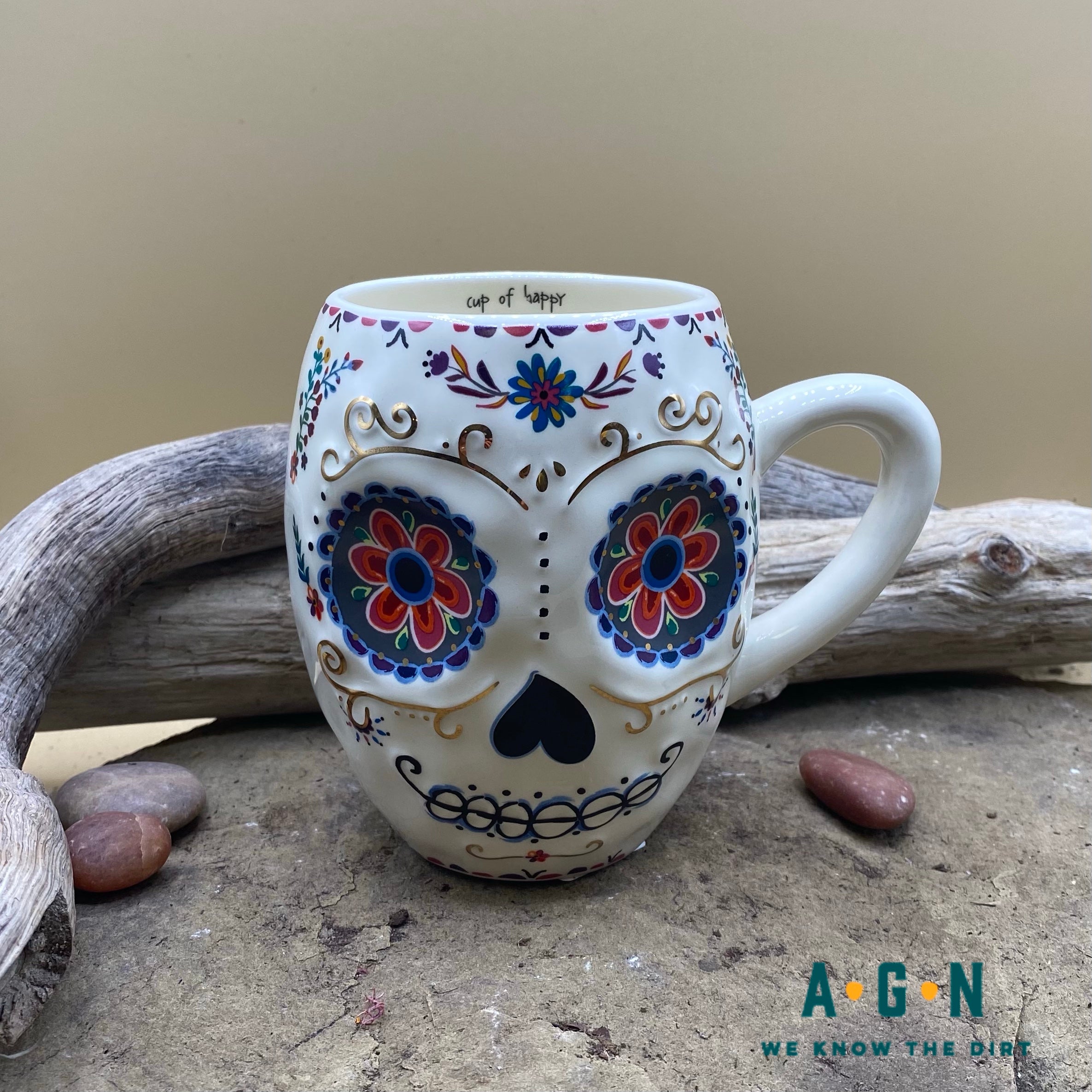 Folk art mug