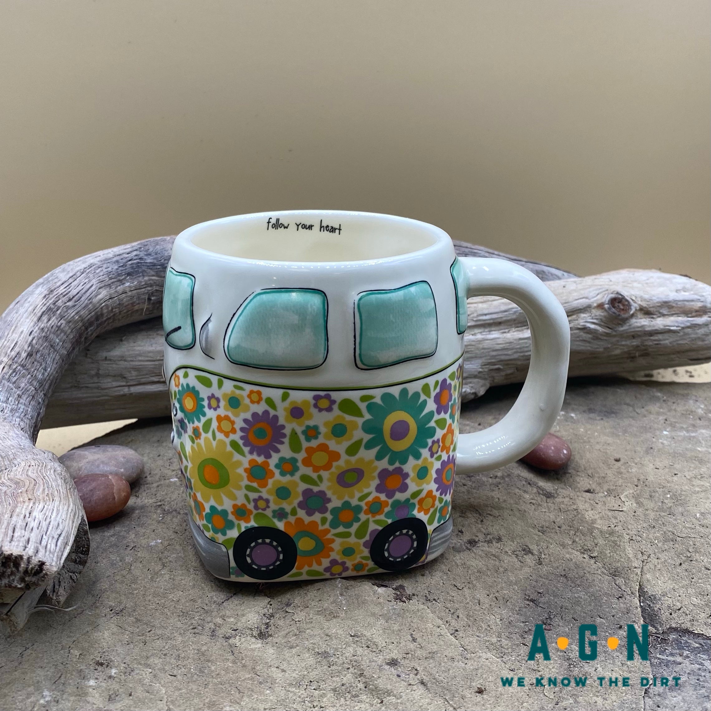 Folk art mug