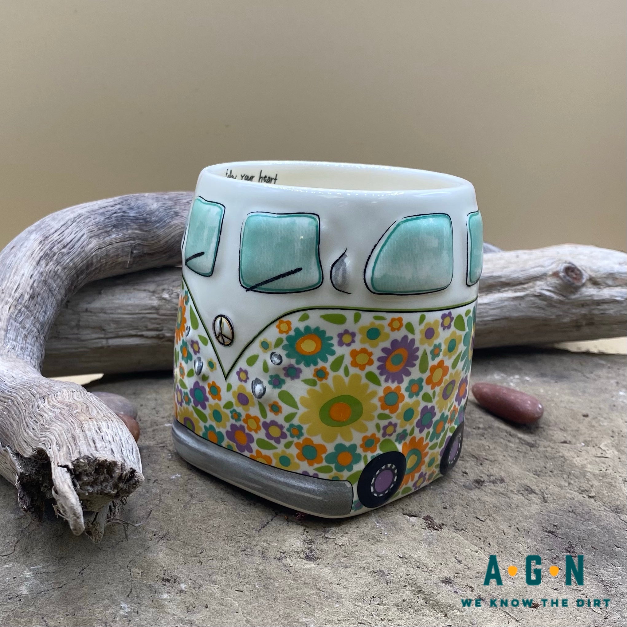 Folk art mug
