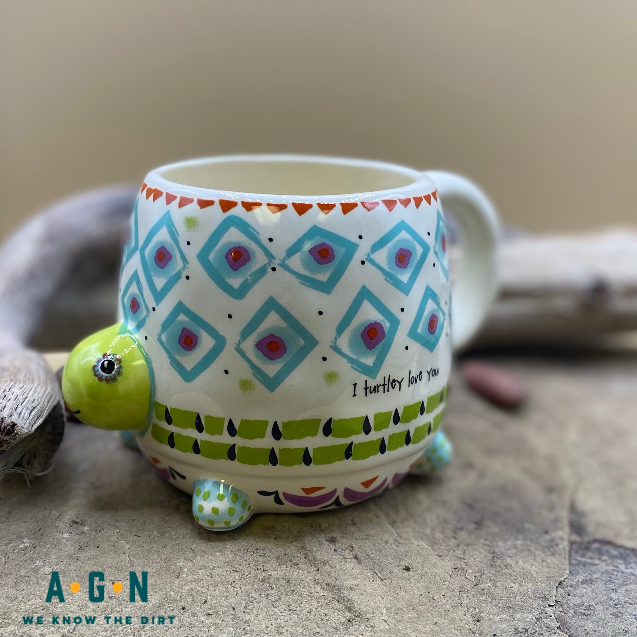 Folk art mug