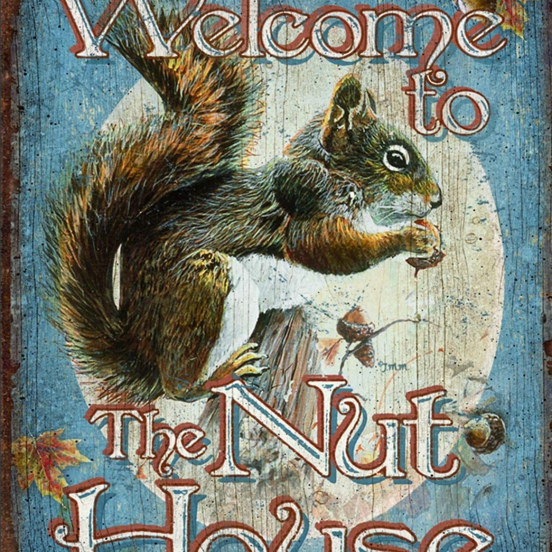 Welcome To The Nut House Sign