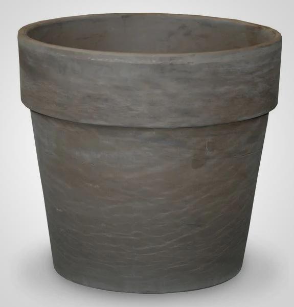 Granite & Basalt Clay Standard Pots & Saucers