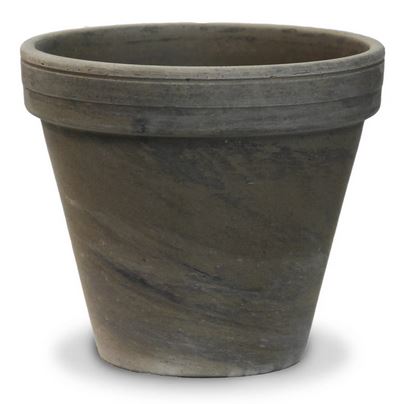 Granite & Basalt Clay Standard Pots & Saucers - America's Gardens Nursery