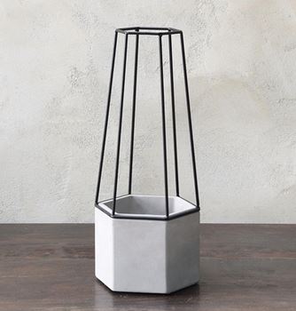 Indio Planter Cement Small