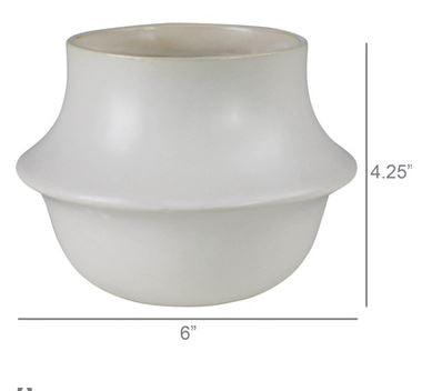 Vita Vase Bisque White