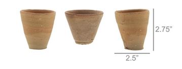 Rustic Terra Cotta Pots, 2in