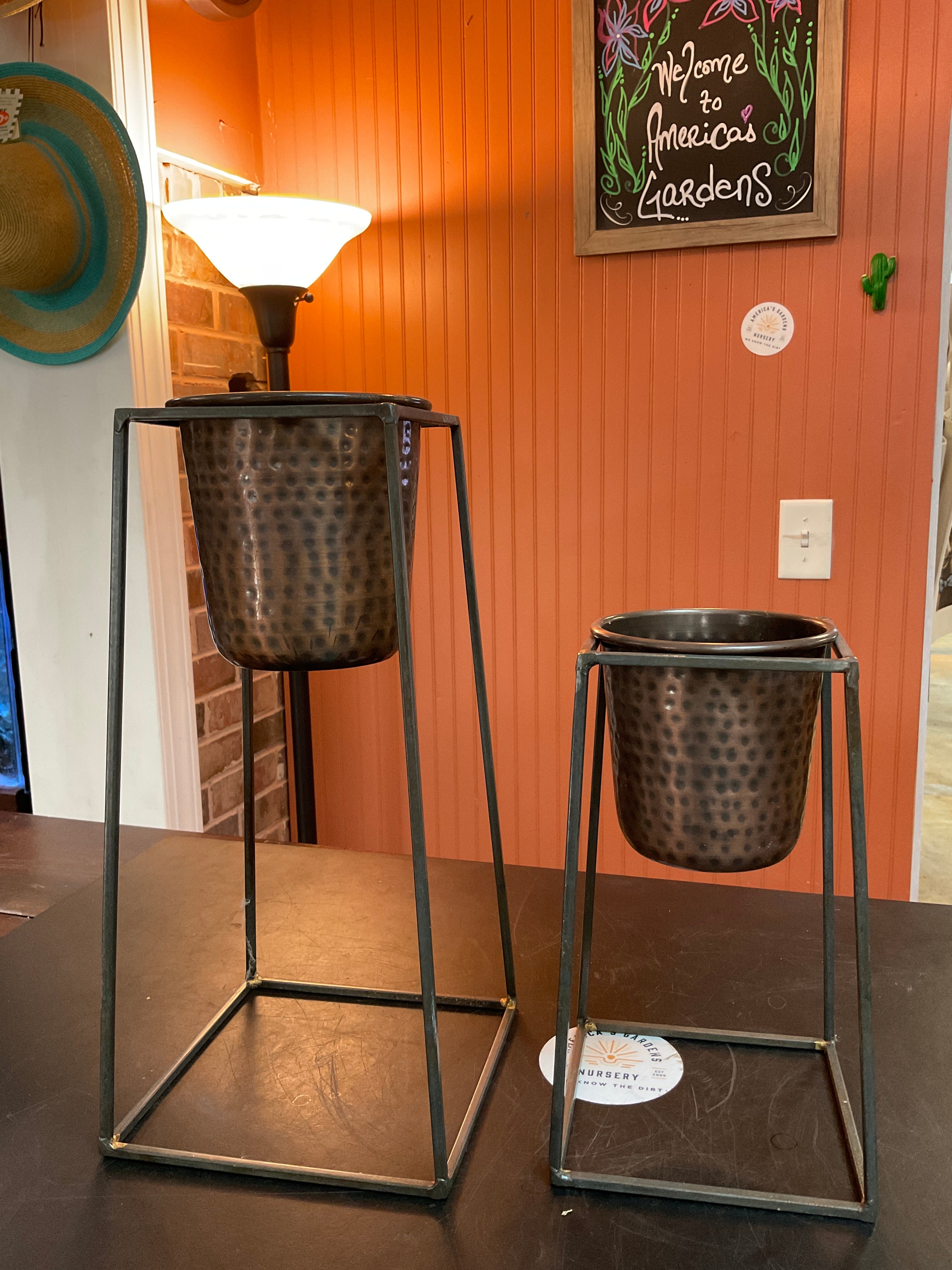 Copper Pot Stand