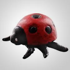 Lady Bug Cast Iron Red - America's Gardens Nursery