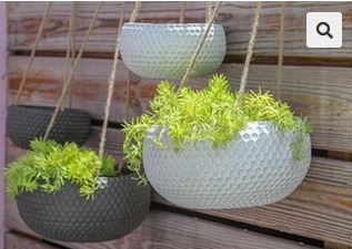 Honeycomb Finish Hanging Pot