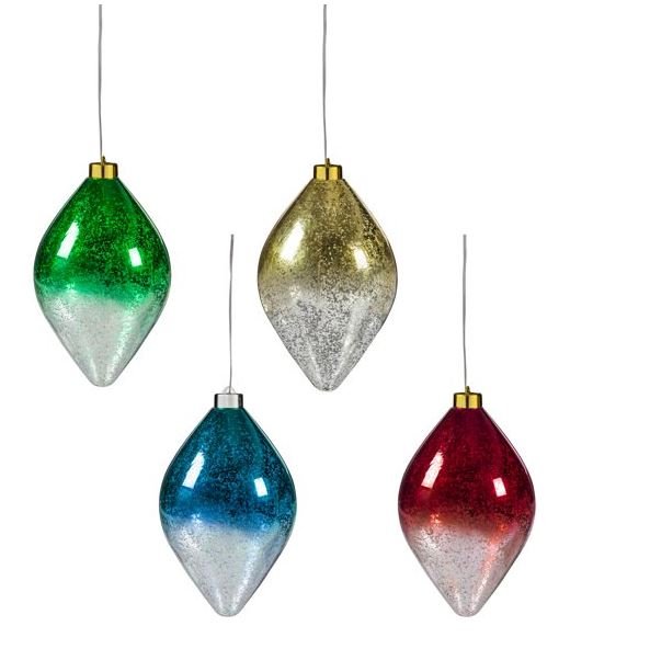 Shatterproof Battery Operated Twinkling Multicolor LED Ornament - America's Gardens Nursery
