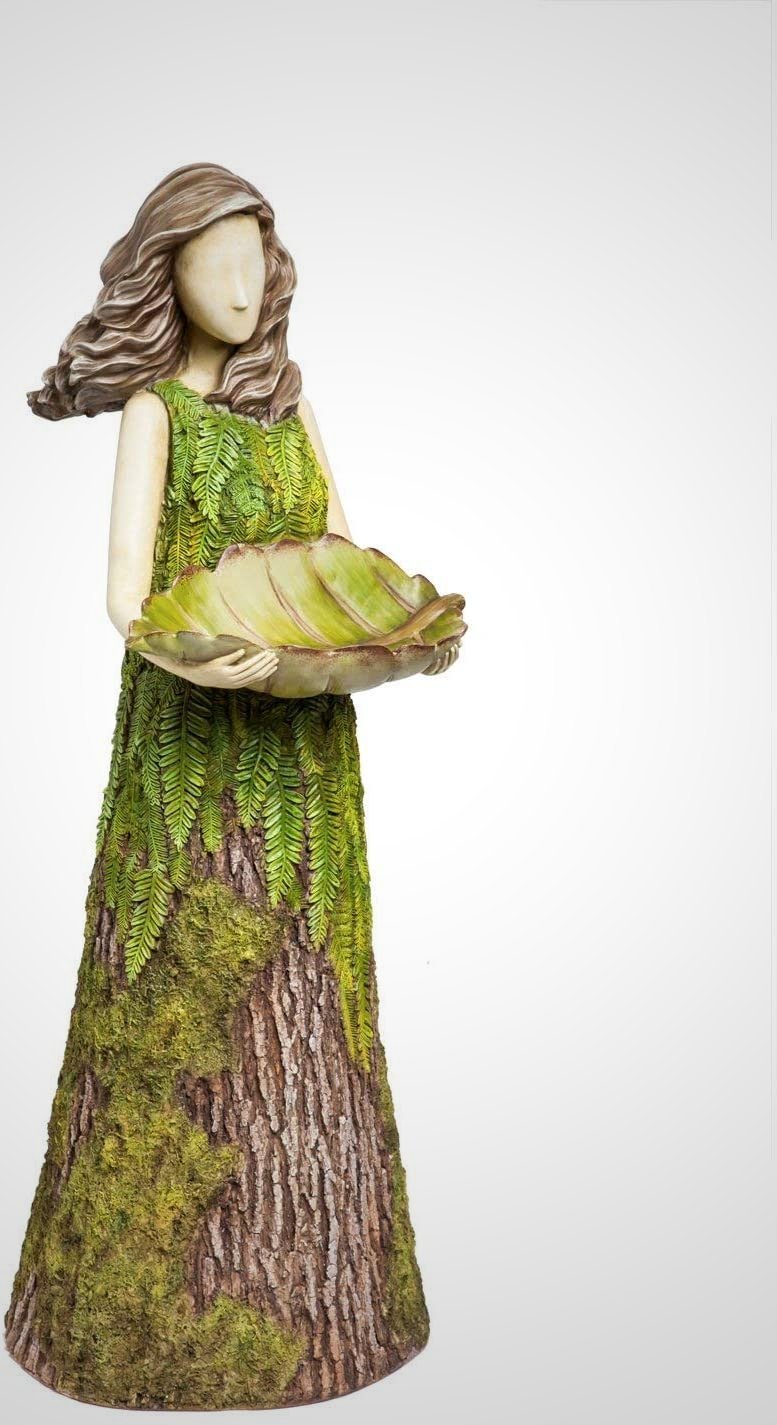 Sherwood "Fern" Statuary With Birdfeeder - America's Gardens Nursery